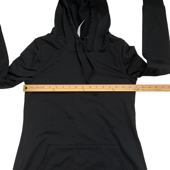 Fabletics‎ Yukon Black Hooded Long Sleeve Sweatshirt Dress Size XS - Picture 6 of 8